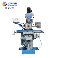 Nouvelle Conception Personnalisable JORSEN ZX6350D Machine de Perçage et de Fraisage Industrielle Universelle à Alimentation Automatique, Banc HT300, Légère, ISO40