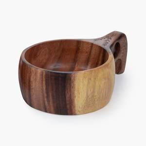 PERFECT Natural Wood Tea Cup Wooden for Wine Coffee Water Hot Cold Drinks Drinking <b>Mug</b>, Japanese Style Wood Tea Cup - Product Image 4