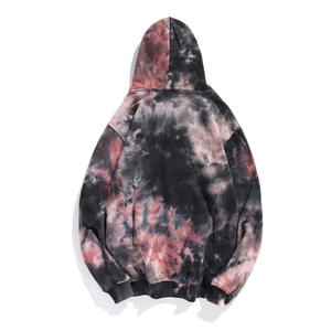 Logo personnalisé100 % pull en coton polaire surdimensionné sweat à capuche tie-dye unisexe grande taille sweats à capuche tie-dye pour hommes - Product Image 5