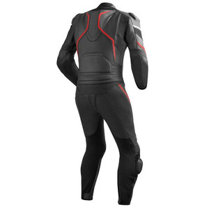 Traje de moto de cuero de ajuste seguro de larga duración Traje de moto de cuero de estilo de carreras de calidad premium - Product Image 3
