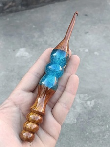 Haute qualité à la main résine bois Crochet crochet luxe aiguilles à tricoter tailleur outils de couture couture - Product Image 3