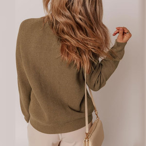 สเวตเตอร์ผ้าคอตตอนสำหรับผู้หญิงเสื้อกันหนาวให้ความอบอุ่นในฤดูหนาวสไตล์ล่าสุด - Product Image 4