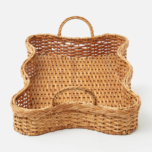 Bandeja de servicio de ratán moderna en colores de moda, hecha a mano en Vietnam con opciones OEM/ODM personalizadas, suministro directo al por mayor. - Product Image 4