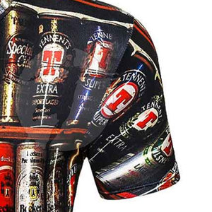 Nouveauté - T-shirt pour homme en polyester à séchage rapide, coupe ample, imprimé numérique, style tendance, en vente en ligne - Product Image 6