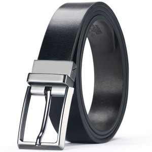 Cinturón de Cuero Genuino de Vaca JECCON para Hombre, 38 mm de Ancho, Estilo Casual, Hebilla de Aleación Resistente, Diseño Sólido con Acabado Pintado - Product Image 6