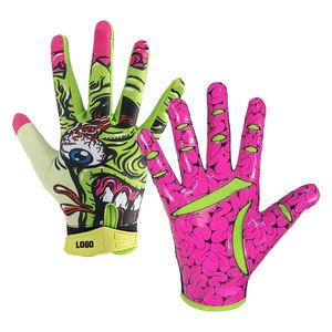 Vente directe d'usine Gants de football américain et de rugby pour jeunes personnalisés Articles chauds avec conception de sublimation - Product Image 1