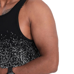 เสื้อกล้ามใส่ได้ทั้งชายและหญิงเสื้อโพลีเอสเตอร์แบบแห้งเร็วเป็นมิตรกับสิ่งแวดล้อมดีไซน์ด้านหน้า - Product Image 4