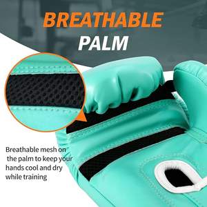 Gants de boxe professionnels Twins Boxing Cleto en cuir véritable pour MMA, Muay Thai, sparring et kick-boxing - Product Image 4