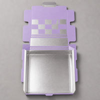Boîte à pizza en carton ondulé personnalisée avec logo OEM, intérieur doublé d'aluminium, emballage de pizza en gros pour les propriétaires de marques