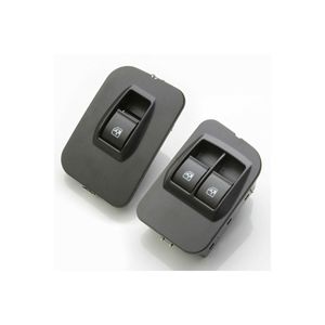 Juego de interruptores de ventana delantera con marco y reguladores de ventana compatibles con Fiat Fiorino 2007-2016 - Product Image 1
