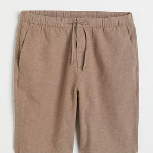 Short de basket-ball en maille de polyester coupe courte deux poches à ourlet latéral profond été basique hommes Shorts - Product Image 4