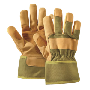 Gants de travail robustes en cuir de vachette renforcé Abrasion Résistant à la chaleur Construction Jardinage Manipulation Gants de sécurité - Product Image 4