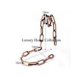 Cadena de Metal de alto estándar de Color plateado de Calidad exclusiva, soporte para botella de vino, centro de mesa, suministro de accesorios para Bar - Product Image 4