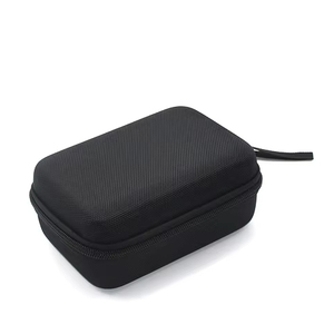 กระเป๋าและเคสแข็งสีดำ EVA อเนกประสงค์สำหรับแว่นกันแดดทนทานต่อการฉีกขาดพร้อมสายคาดที่ทำจากผ้าสแปนเด็กซ์ - Product Image 1