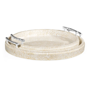 ถาดแลคเกอร์หรูหราสำหรับตกแต่งบ้านโต๊ะกาแฟถาดแลคเกอร์ทำด้วยมือพร้อมฝังเปลือกไข่ - Product Image 2