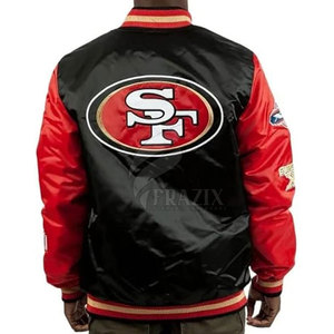 Chaqueta de satén de bombardero para hombre de calidad superior Chaquetas de satén de bombardero de poliéster 100% personalizadas a la venta 2024 - Product Image 4