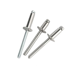 Rivets aveugles en aluminium de haute qualité DIN7337 à tête ronde pour la fabrication professionnelle de tôles - Product Image 1