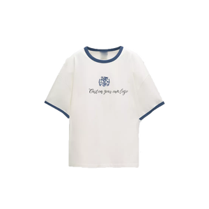 T-shirt tricoté pour hommes en pur coton T-shirt à manches courtes en tissu doux d'usine OEM Haut tendance décontracté imprimé personnalisé pour hommes - Product Image 6