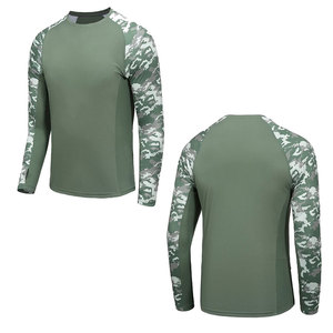 Personnaliser votre conception Sublimation maillot de pêche à capuche pour les hommes meilleure vente confortable Fit hommes chemises de pêche en plein air - Product Image 3