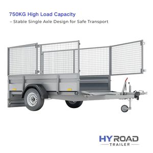 Rimorchio Cargo e Utilitario 6x4 con Capacità di Carico di 750kg <span class=keywords><strong>per</strong></span> Trasporto Merci 1800x1200 - Product Image 1