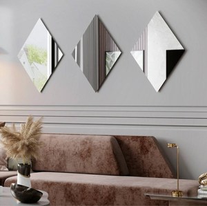 <b>Wall</b> <b>Mirror</b>, Bohemian <b>Decor</b>, Geometric <b>Wall</b> <b>Mirror</b> <b>Decor</b> for Bedroom and Living Room and Bathrooms - Product Image 4