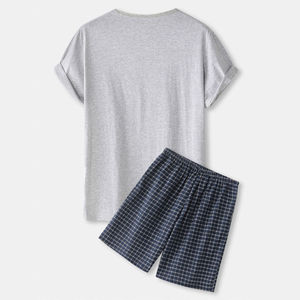 2025 été Designer vêtements hommes rue mode décontracté ample coton court T-shirt Shorts ensemble OEM impression motif - Product Image 2