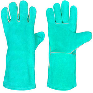 Gants de soudage en cuir de vachette les plus vendus Gants de travail de sécurité garantis de qualité pour gants de soudage en cuir - Product Image 4