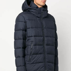 Manteau bouffant d'hiver en nylon et polyester de haute qualité Design imperméable avec logo à capuche avec col avant fabriqué au Pakistan - Product Image 3