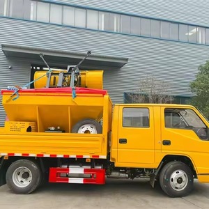 Camion de déneigement JMC double cabine 3m3 avec épandeur de sel, lame de déneigement optionnelle de 2m et brosse à neige pour l'entretien routier hivernal - Product Image 1