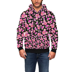 Fabricants personnalisés, vente en gros, impression par sublimation, sweat-shirt unisexe en coton 100%, doublé, chaud pour l'hiver - Product Image 1