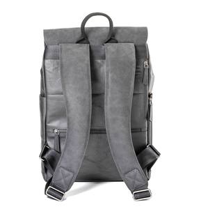 Sac à dos pour ordinateur portable Pugmark élégant et végétalien en RPET pour unisexe, design vintage, bandoulière arquée pour étudiants, professionnels, voyages - Product Image 5