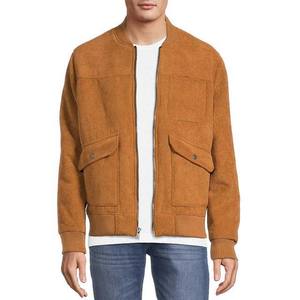 Bonne couture poche Bomber veste Slim Fit 2025 personnalisé haute qualité vêtements pour hommes haute rue porter des vestes en laine d'hiver - Product Image 1