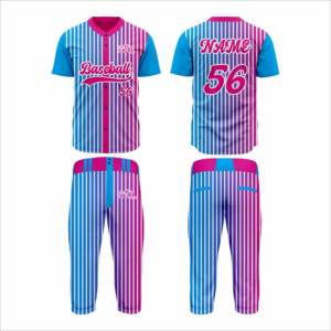 Uniformes de Béisbol para Hombre en Oferta, Conjuntos de Alta Calidad con Logotipo Personalizado en la Parte Delantera/Trasera, Secado Rápido, Tela 100% Poliéster - Product Image 1