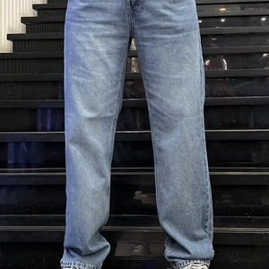 ลดราคาด่วน-กางเกงยีนส์ผู้ชาย-สีฟ้าอ่อนกางเกงยีนส์-ยีนส์เดนิม-เสื้อผ้าผู้ชายคลาสสิกส่งออก - Product Image 4