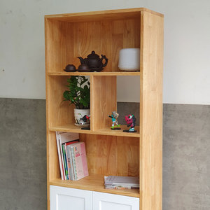 Modern Luxury Design Living Room Display Cabinet Wooden 60x30x170cm Glass Iron Legs Extendable <b>Storage</b> 5+ Compartments Indoor - Product Image 4