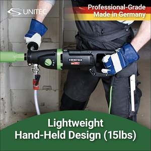 Brocas para Perforación en Húmedo y Seco ETN 162/3 P de 6-3/8 Pulgadas de Capacidad, 3 Velocidades, 110 V, para Mampostería, Hormigón, Ladrillo, Bloques de Hormigón y Piedra - Product Image 6