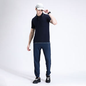 Polo de Punto para Hombre, Estilo Clásico, Manga Corta, Diseño Calado, Textura de Punto - Product Image 4