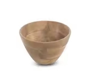 Vente en gros grand bol moderne en bois naturel jetable de haute qualité pour salades de fruits ou fête d'Inde - Product Image 4