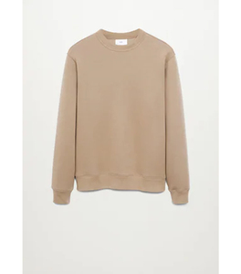 Jersey de cuello redondo de gran tamaño para hombre, Sudadera con capucha Lisa bordada con logotipo personalizado, Sudadera con cuello redondo y estampado teñido liso - Product Image 1