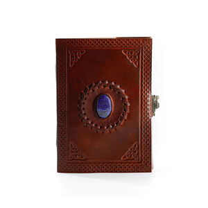 Latest Stylished Leather Journal Vintage Antique Deckle Edge Paper Vintage Leather Journal With <b>Lock</b> Closure for Bulk Supply - Product Image 3