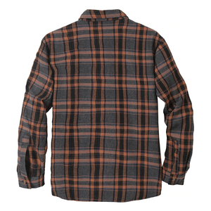 เสื้อเชิ้ตผ้าสักหลาดลายสก็อตแขนยาวสำหรับผู้ชายผ้าฝ้าย100% เสื้อเชิ้ตลำลองทางการสำหรับฤดูหนาวพิมพ์ลายไม่ยับออกแบบได้ตามต้องการ - Product Image 6