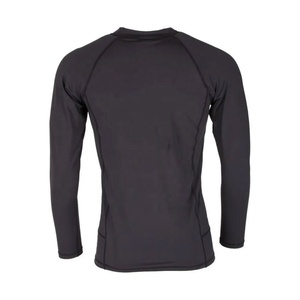 Camisas de compresión para gimnasio para hombre Jiu Jitsu brasileño Rash Guard poliéster transpirable ropa deportiva Kimono de punto OEM Time Lead Solid - Product Image 3