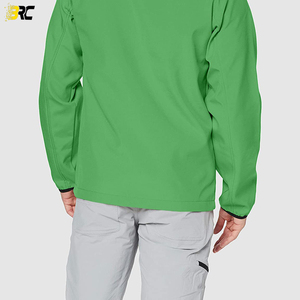 Vestes coupe-vent extérieur noir Softshell hommes Sport veste polaire intérieure chaude bon marché - Product Image 4