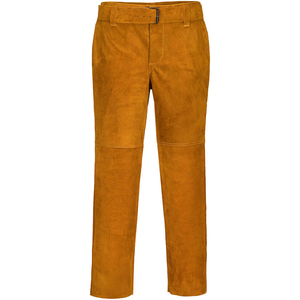 Heat and Flame Resistant Cowhide Leather Welding <b>pant</b> Anti-Static and Heavy Duty Industrial Safety Wleding <b>Pants</b> - Product Image 4