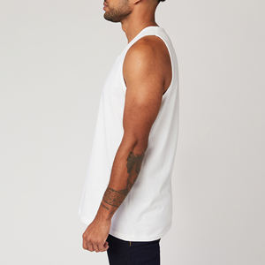 Nueva tendencia Casual Fitness hombres camiseta sin mangas al por mayor logotipo personalizado hombres camiseta sin mangas mejor calidad camiseta sin mangas - Product Image 6