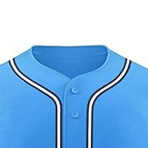 Jersey de béisbol de algodón bordado con botones en blanco de alta calidad, camisas de béisbol, uniformes de béisbol para niñas, camisa y pantalones cortos - Product Image 2