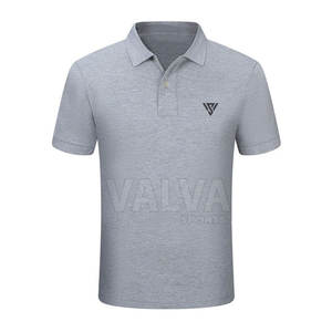 Gran oferta de camisetas de polo ajustadas para hombre, camisetas de talla grande de algodón con estampado de diseño características transpirables de Color sólido hechas a medida - Product Image 2