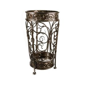 Classic Metal <b>Umbrella</b> Stand with Elegant Iron Design Perfect for Entryways Homes Hotels and Office Lobbies - Product Image 4