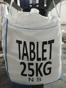 Sacs de 25 kg de pastilles de sel naturel, pureté 99,9 %, qualité industrielle, chlorure blanc, granulés adoucissants pour l'eau, en vrac - Product Image 1