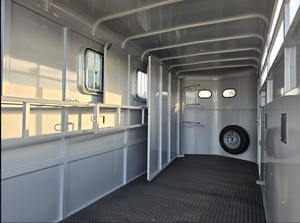 Bee Durango 3-Horse <b>Trailer</b> Bumper Pull <b>Trailer</b> – Built for Comfort, Durability & Convenience Fast Shipping - Product Image 5